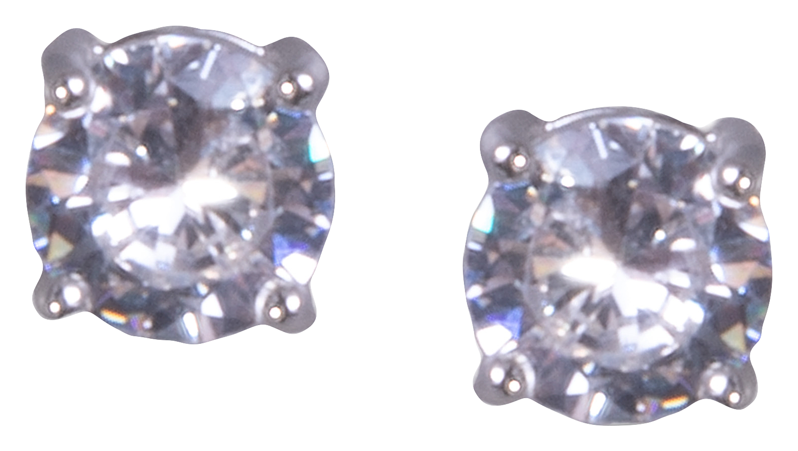 Orecchini in argento Sterling con zirconia cubica citrino da 2 a